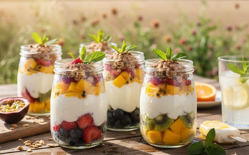 làm sữa chua trái cây tại nhà